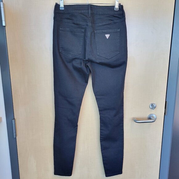 Guess Black Skinny Distressed Jeans - Picture 2 of 3
